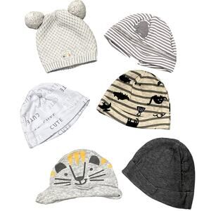 Set of Baby Beanie Hats